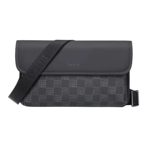 POLO PVC Сумка через плечо Стандартная Мужская Черная