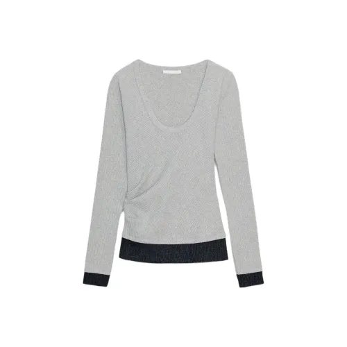 ZARA Зебра с принтом серые женские T-рубашки