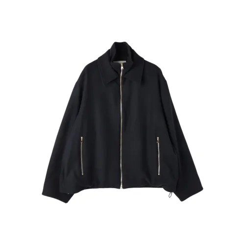 CULLNI FW25 Lamb Wool Melton Двойной воротник ZIP UP Куртка Куртки Пальто Унисекс