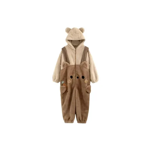 GOYN Кофейный Коричневый Женские Банные Халаты