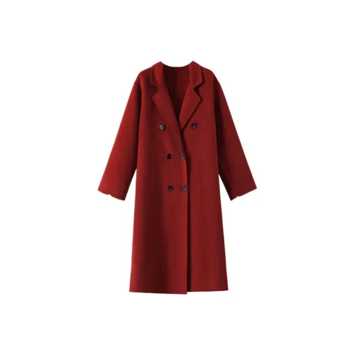 WANBAI Red Women's Coat WANBAI Красный Женский Пальто