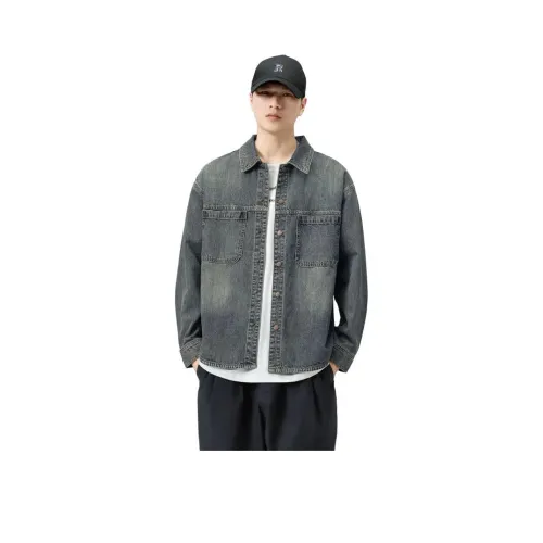 MR.MUDI Синий Унисекс Джинсовые куртки