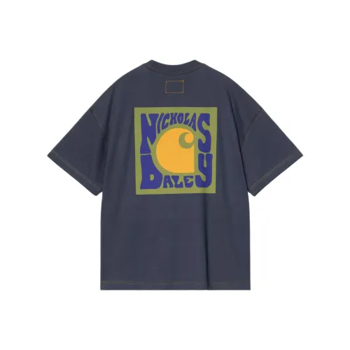 Carhartt WIP Nicholas Daley Коллаборация FW25 Логотип T-Shirt T-Shirt Унисекс