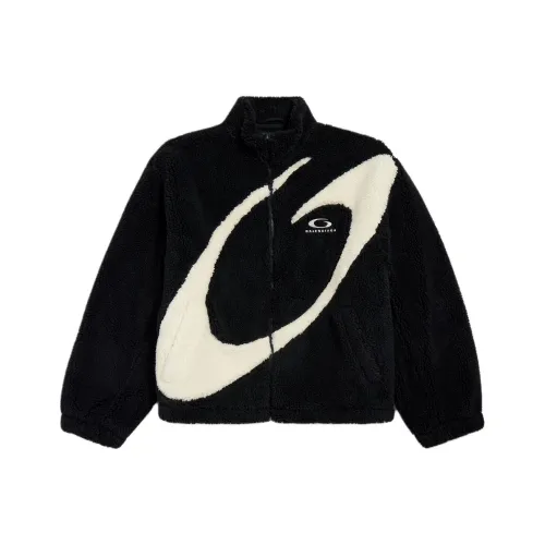 Balenciaga Velvet Feel Coat Regular Fit Men's