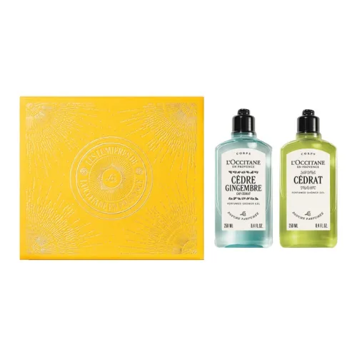 LOCCITANE 2025 Christmas Collection Прачечная и Уход Duo Мужские Гели для Души Чистка Увлажняющее Мыло Аромат 250 мл + 250 мл
