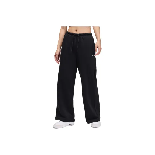 Джордан Brooklyn FW AW25 Повседневные брюки Женские Черный Белый