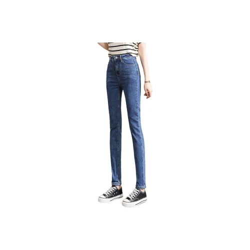 Tonlion Medium Blue Women's Jeans Тонлион Средне-синие Женские Джинсы