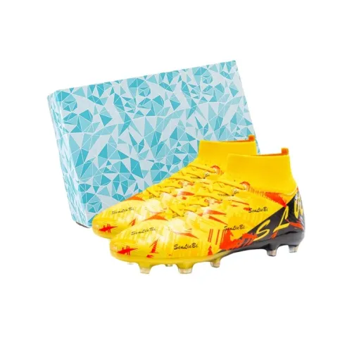 NOVESTASVK Баланс Поддержка Противоскользящие Анти-KICK Высокий Топ Футбольные бутсы Подростки