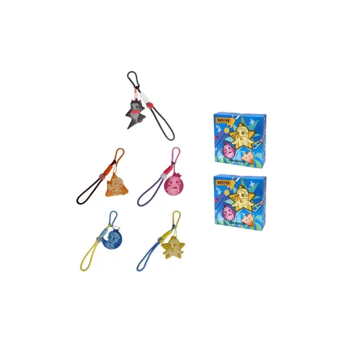 52TOYS NOOK Night Коллекция Светоотражающий Брелок Слепая упаковка 2 Слепых упаковки Полная упаковка 4 шт