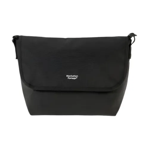 Manhattan Portage Нейлоновая сумка для доставки сумка через плечо мужская черная