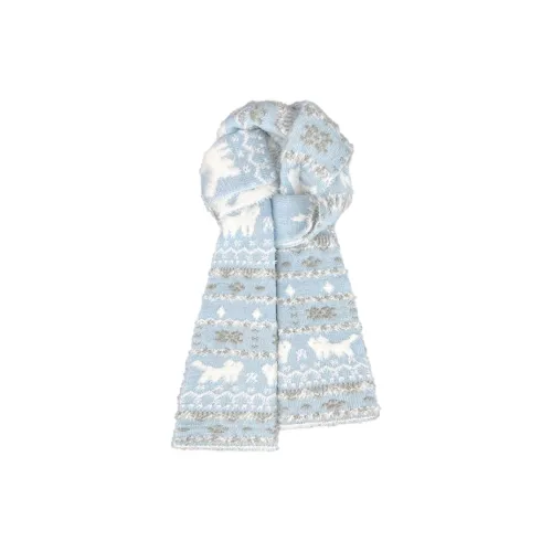 VIVIWELL Полиэстер Трикотаж Шарфы Унисекс