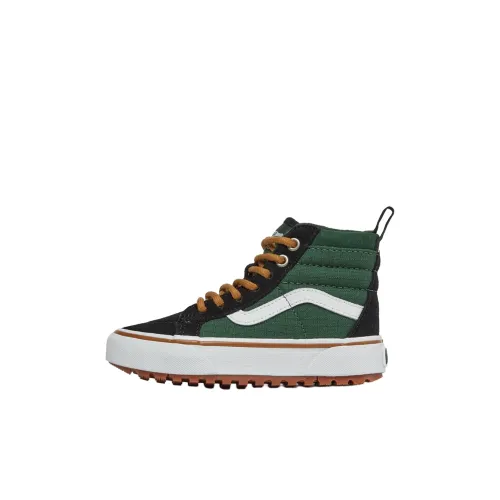 Vans SK8 HI Высокие Кроссовки для Скейтбординга Зеленые Детские