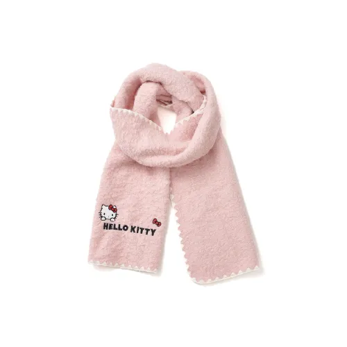 Sanrio Hello Kitty Полиэстер Трикотажные Шарфы Женские