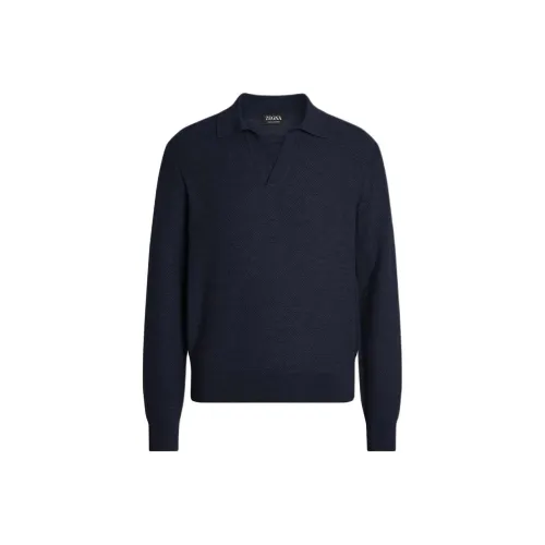 Zegna FW25 Кашемир Свитер Мужской