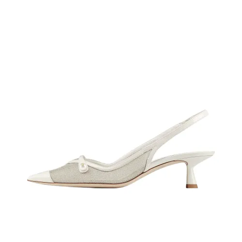 Jimmy Choo Amita Узкий каблук Высокие каблуки 4,5 см Женские Белые