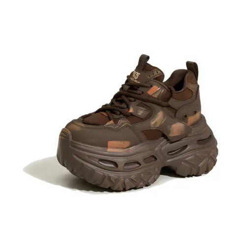 AIMISS Износостойкий Дышащий Противоскользящий Низкий Топ Кроссовки с Толстой Подошвой Женские