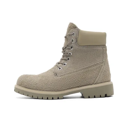 KAQIAODI Martin Boots Khaki Men's