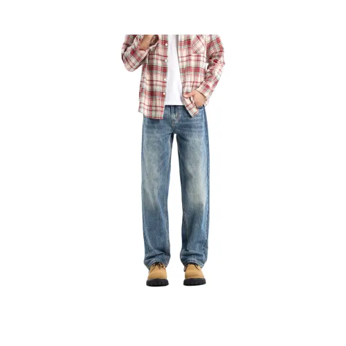 ENTONG Синий Унисекс Джинсы