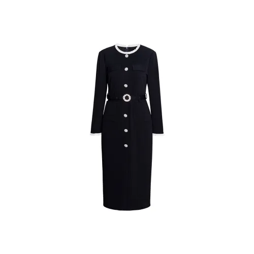 ROEYSHOUSE Длинное платье с длинными рукавами женское