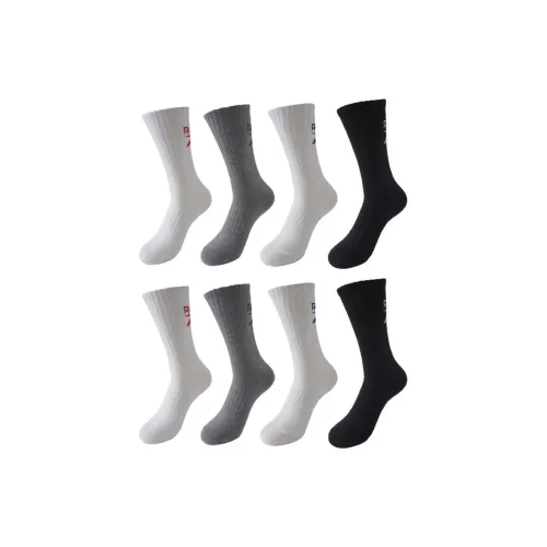 Reebok [8 упаковок] Смешанные цвета Мужские носки MID до икры