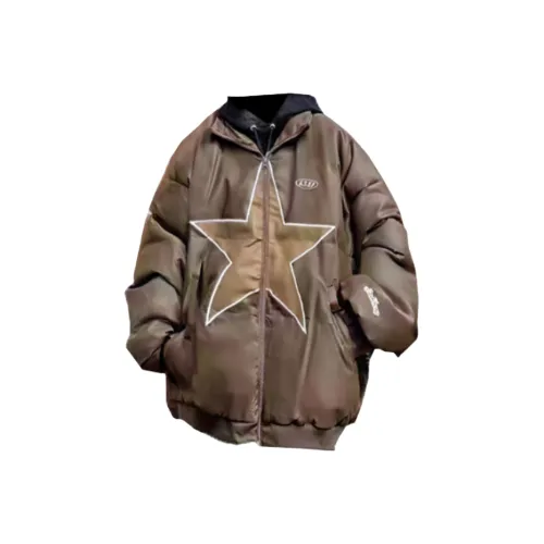 SNEIKLAU Коричневый Унисекс Пуховики