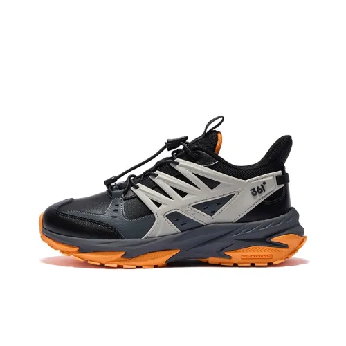 361°KIDS Повседневная обувь Низкий топ Угольный черный Замковый серый Европейский серый Школьный возраст