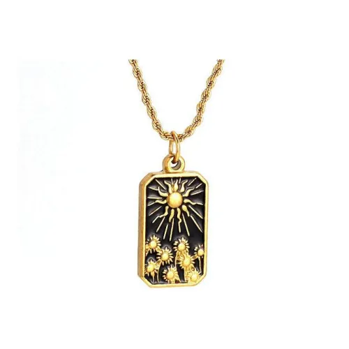 AKAK Титановые стальные ожерелья для мужчин