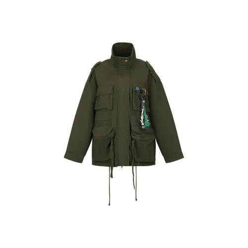 URBAN REVIVO Хлопковый пуховик женский