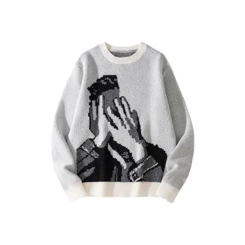 I.E Белые школьные свитера