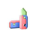 Морковный нож (с эффектом ночного света) Ultra-гладкий с хрустящим звуком для снятия стресса