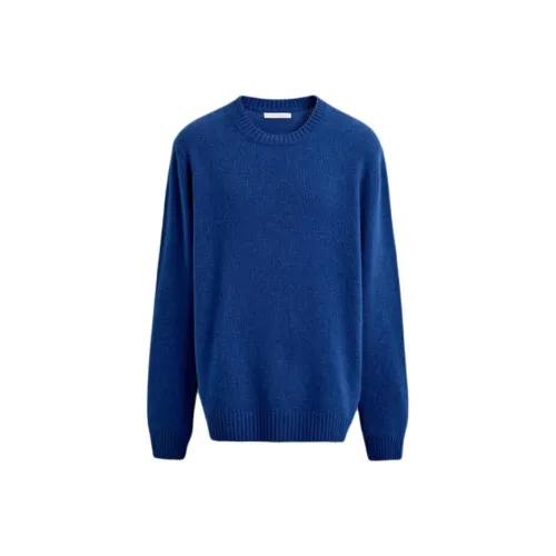 ZARA Темно-синий Синий Мужской Трикотаж