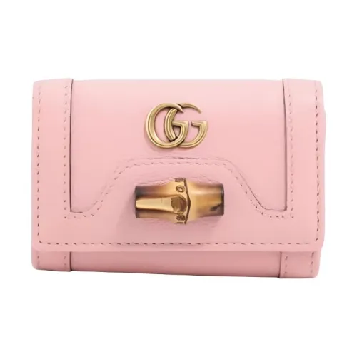 GUCCI Кожа Key Pouch Стандартный Женский Розовый
