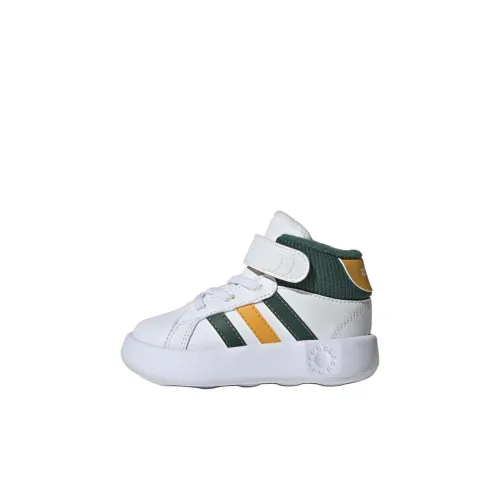 Adidas GRAND COURT MID Топ Обувь для малышей Белый Infant And Toddler