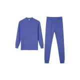 Глубокий водный серый с высоким воротником