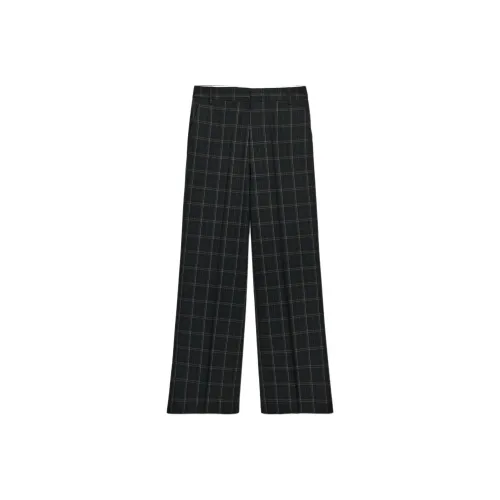 ZARA Черные Коричневые Женские Повседневные Штаны