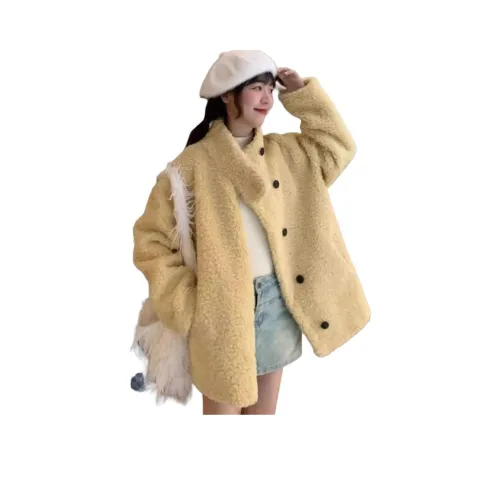 YOUSEKOO Бархат Feel Пальто Женское