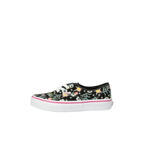 Vans Authentic Low Top Скейтборд Кроссовки Черные Детские
