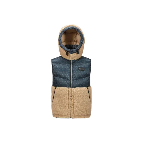 Moose Knuckles Осенний Зимний Пуховый жилет Мужской Темно-Ирисовый Синий