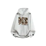 Бело-серый вереск [утолщенный с флисовой подкладкой]