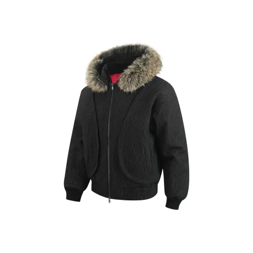 ZOCONOBLE Черный Унисекс Пуховики