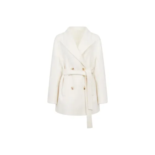 Ann Andelman Экрю Женское Пальто