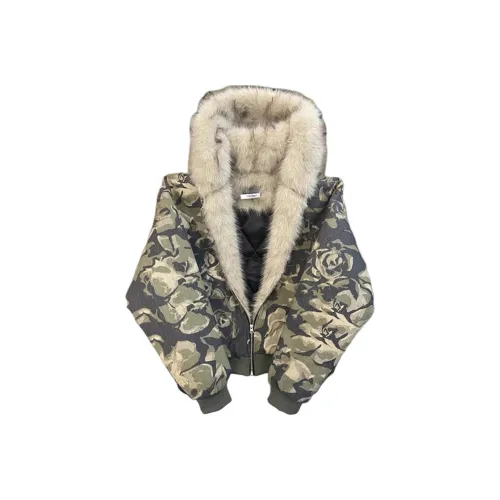 MORii Камуфляж Утолщенный Унисекс Пуховики