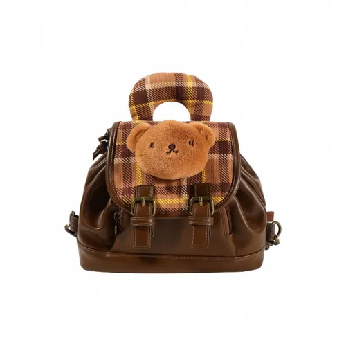 Cool Fun Полиэстер Рюкзак Женские Коричневый