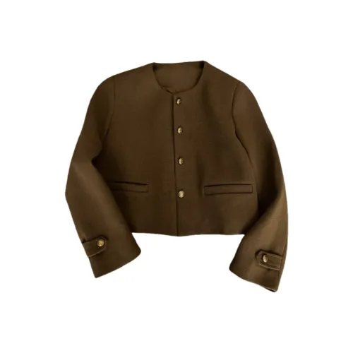 ZEKIKO STUDIO Каштаново-коричневый Женские Куртки