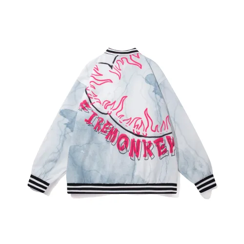 FireMonkey Бейсбольная куртка Унисекс Серый