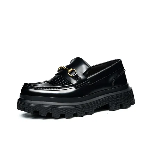 FARVARWO Лоферы Натуральная кожа Мужская обувь Кожаные туфли Мужской