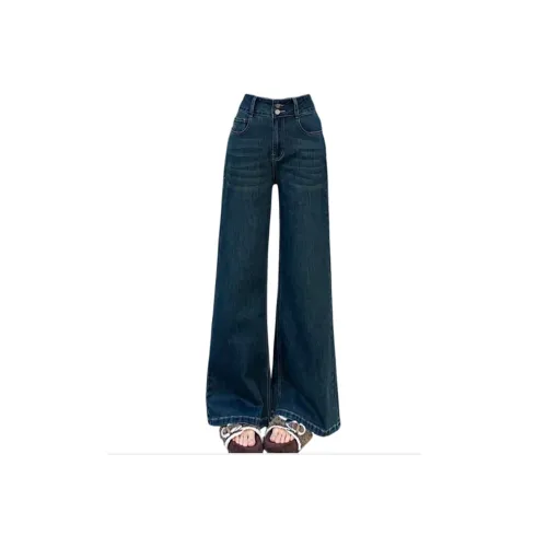 OMOIDAS Бетонно-серый Флис с подкладкой Женские Джинсы