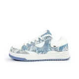 Джинсовый синий с флисовой подкладкой