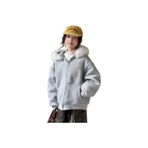 AIXINA Серый Бежевый Флисовый Подкладочный Школьный Топ