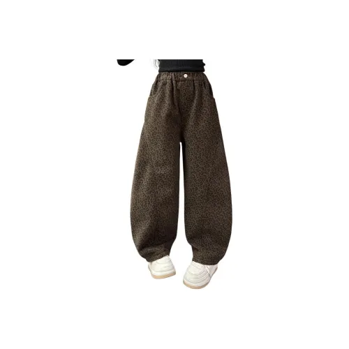 MUMUWU HOUSE Леопардовый принт Kids Брюки